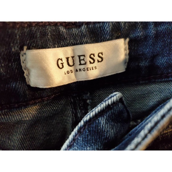 Vintage Y2K Guess Jean Mini Skirt, Size Small - Picture 5 of 6